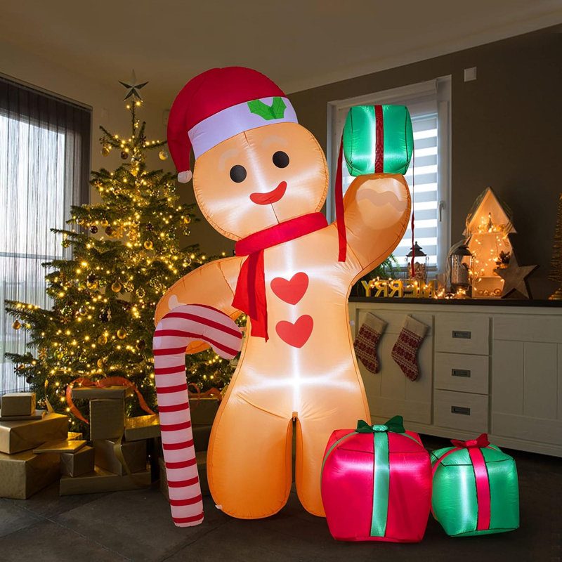 8FT high quality Inflatable Gingerbread Man